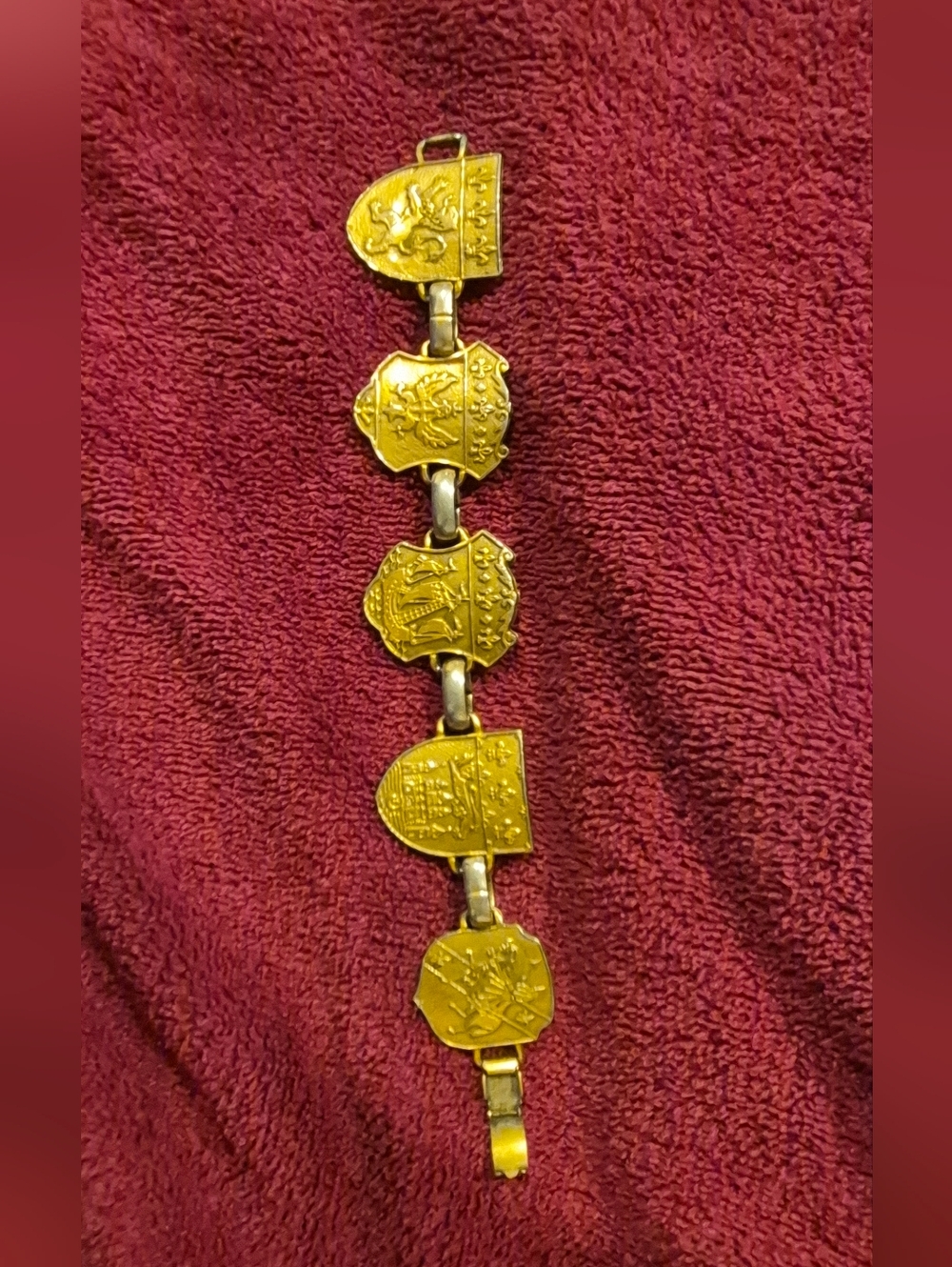 Rare 1930's Heraldic Bracelet